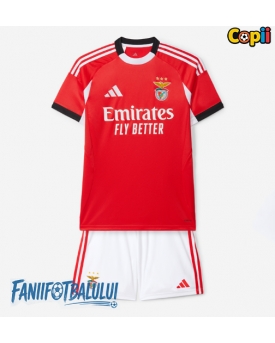 Benfica Echipament de Fotbal Replică 2025-26 Copii Acasa (+ Șorturi)